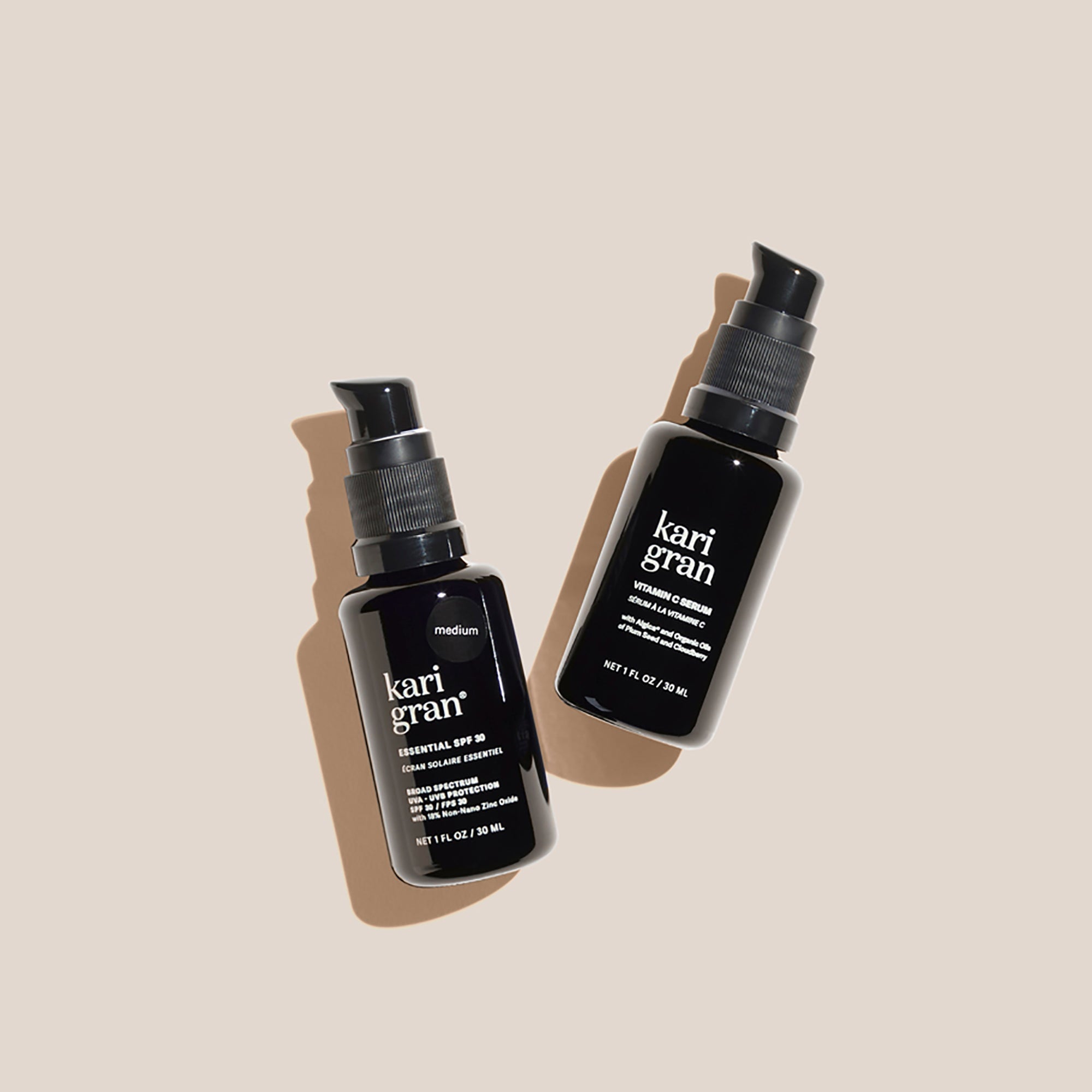 KG Vitamin C serum with Essential tinted spf 30