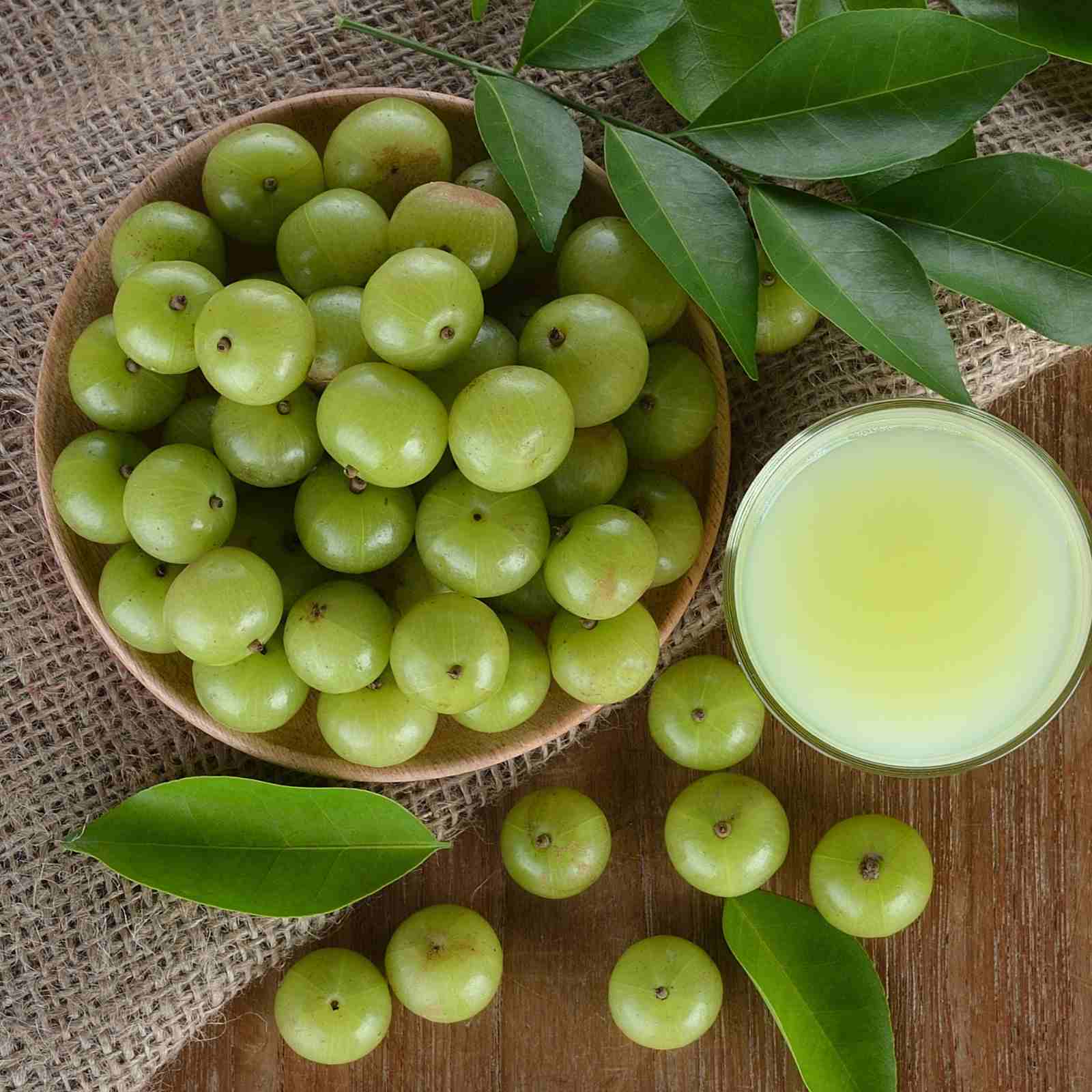 bowl of amla berries