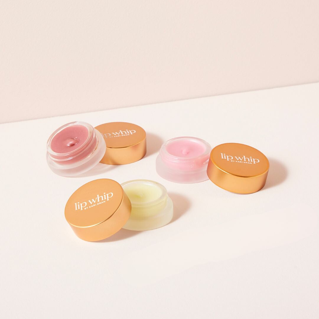 lip whip naked, lip whip tined, and lip whip rosie gold