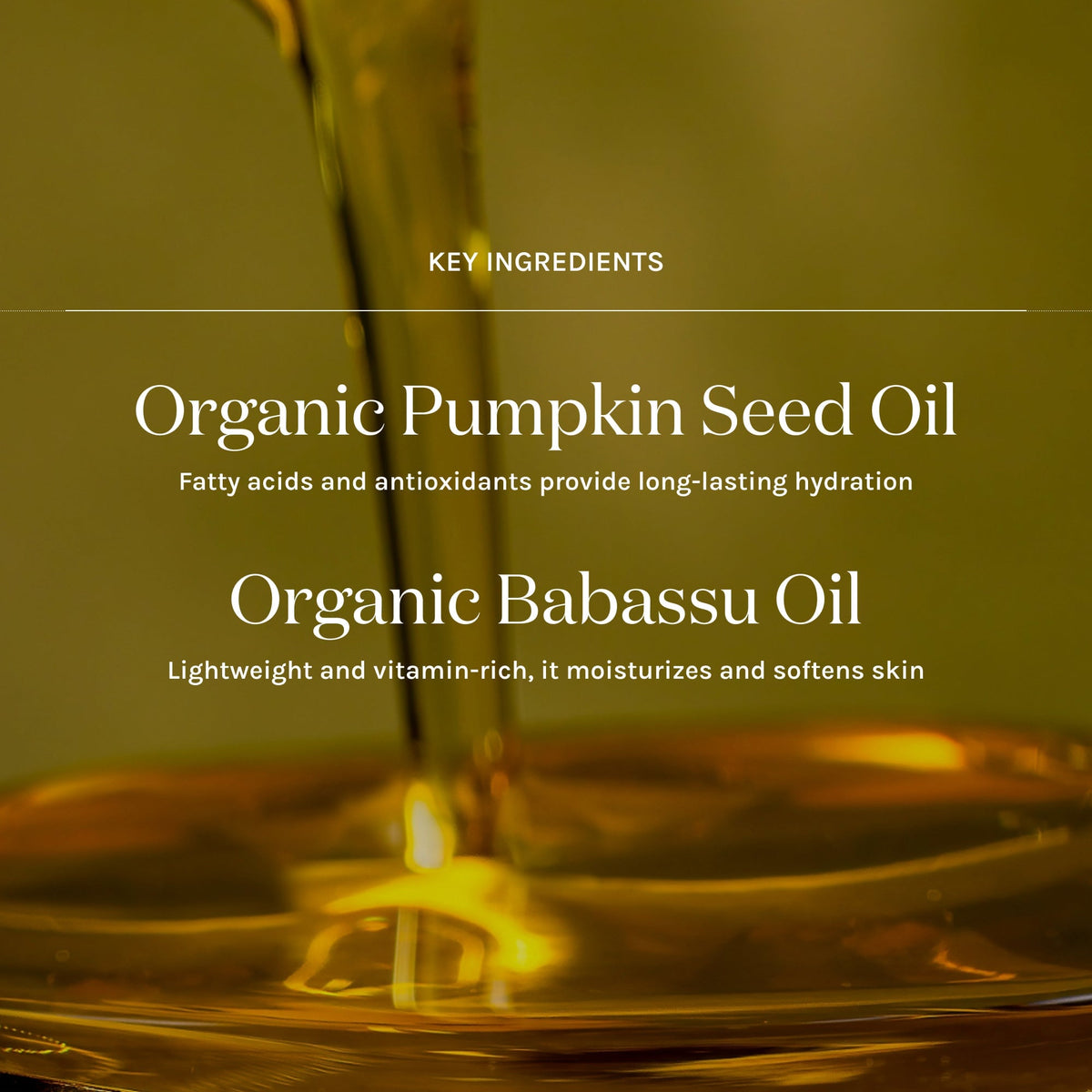 key ingredients of body and bath oil