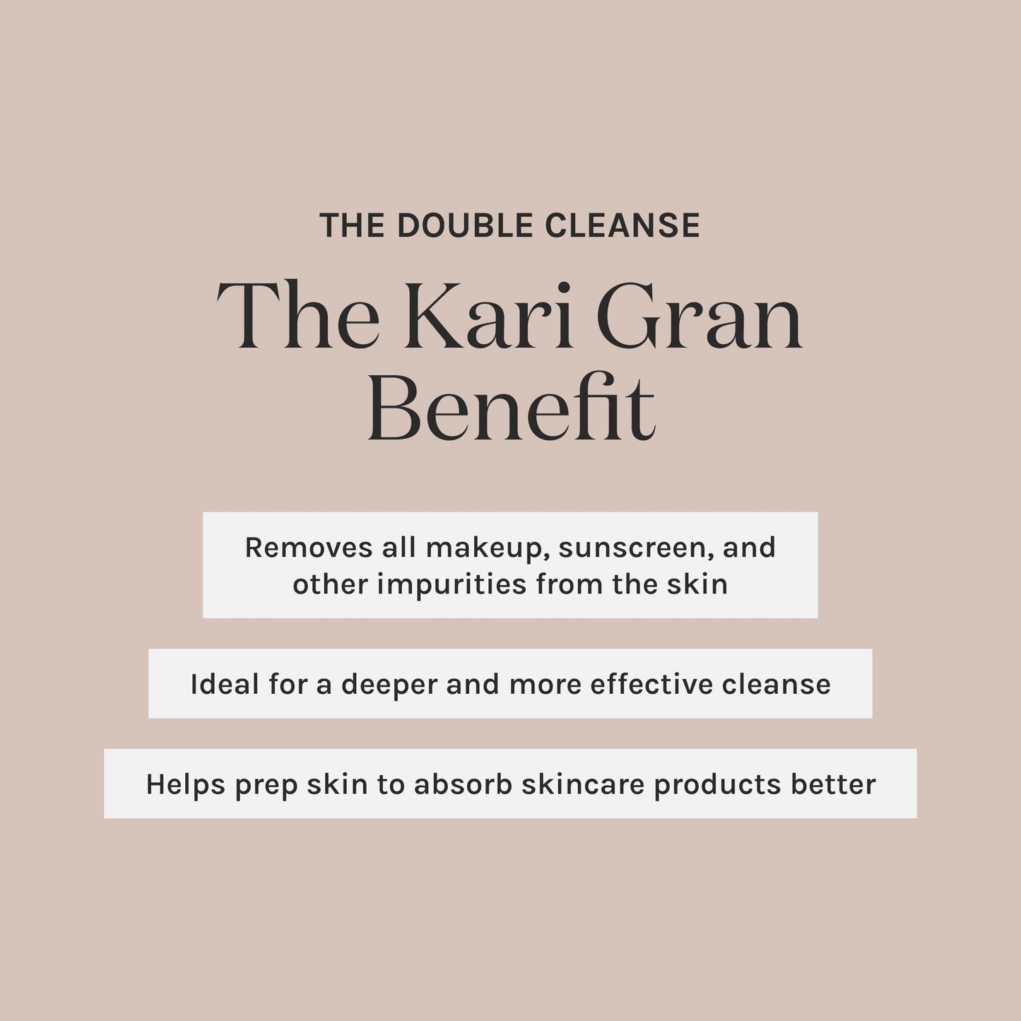The Double Cleanse