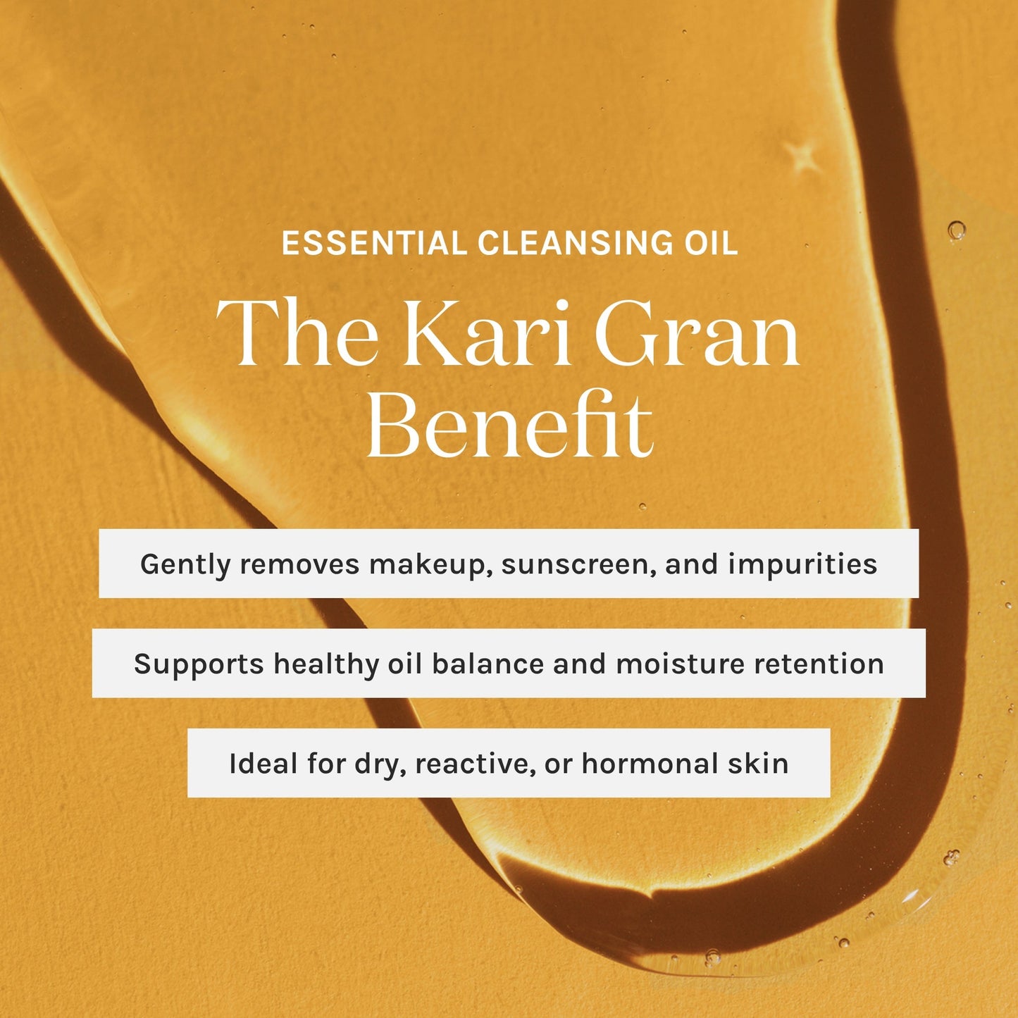 key benefits of essential cleansing oil
