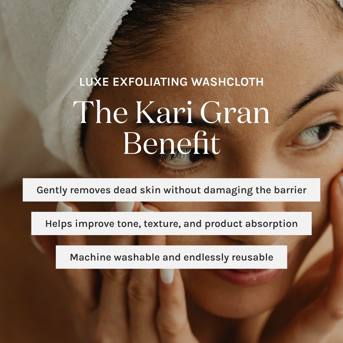 Luxe Exfoliating Washcloth