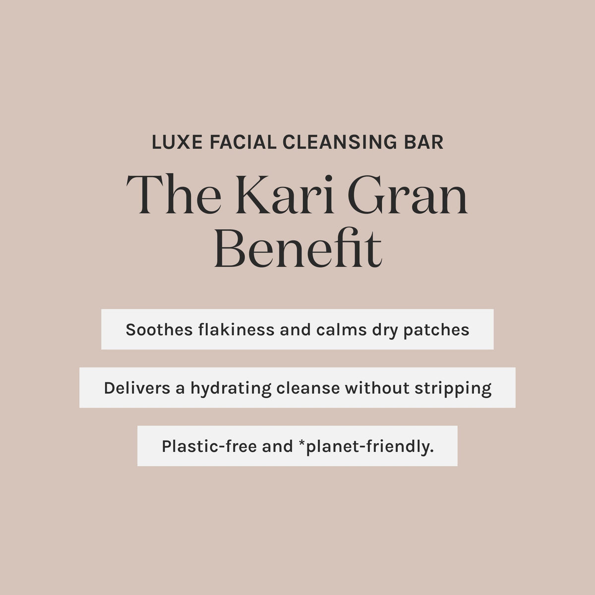 benefits of luxe cleansing bar