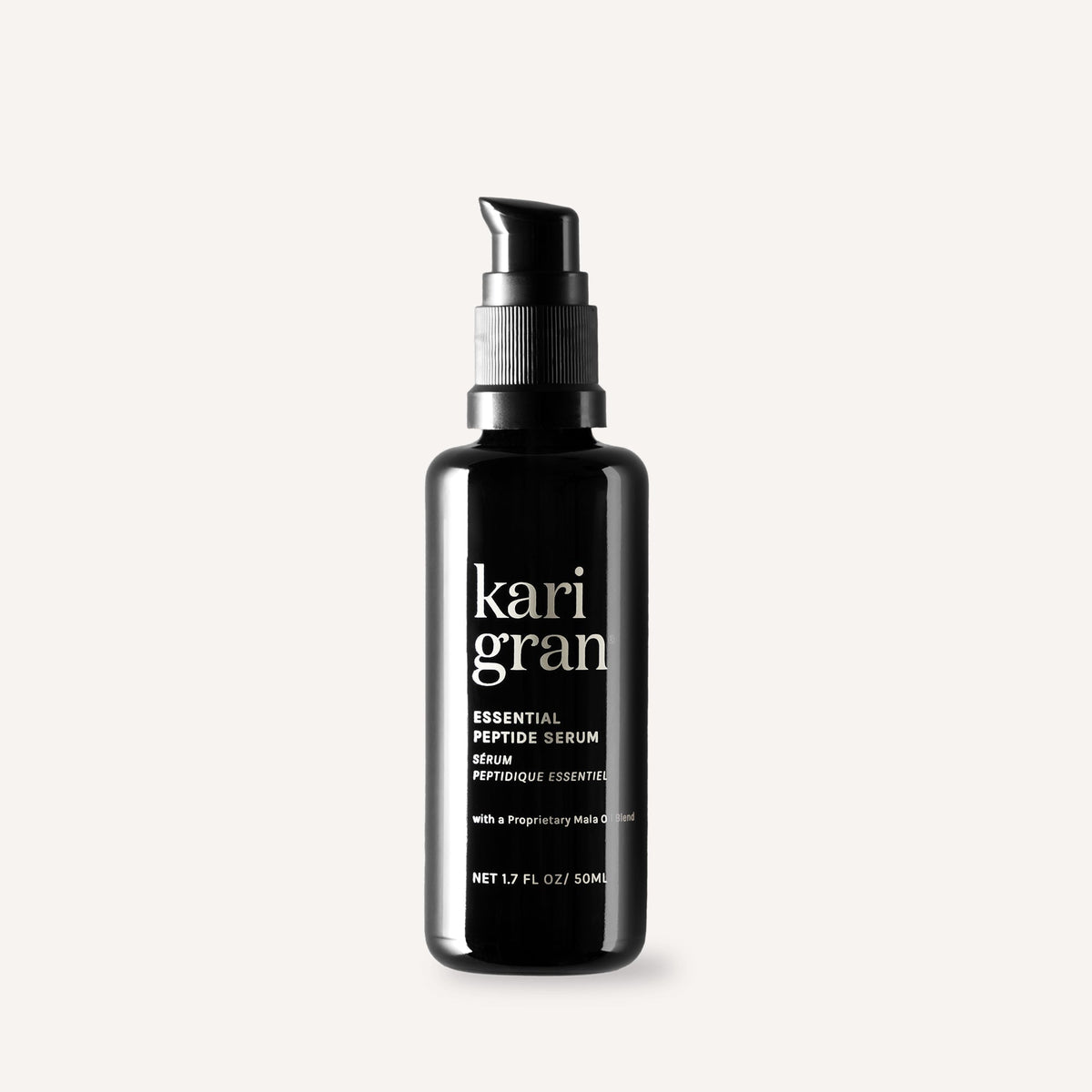 peptide serum in bottle