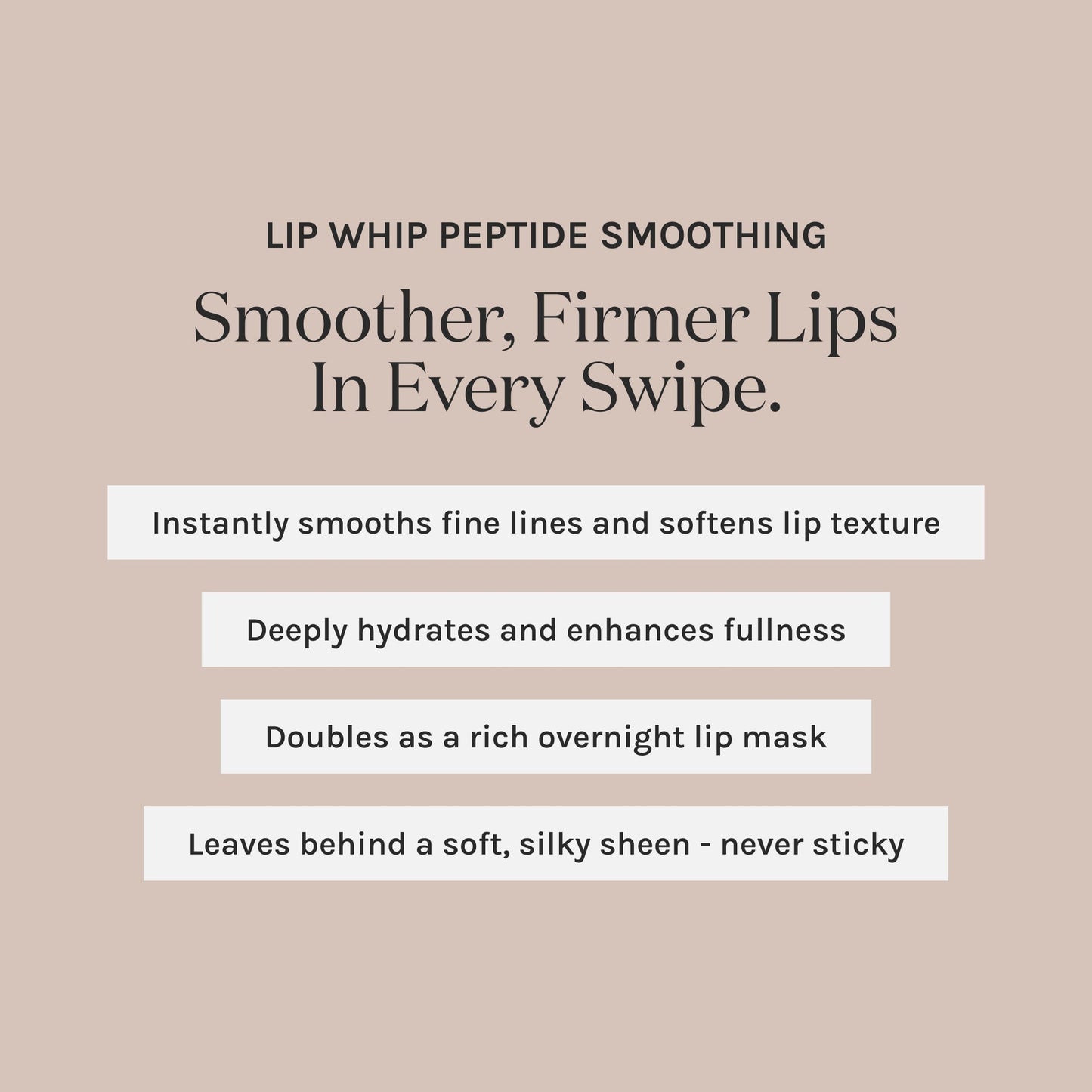 NEW! Lip Whip Peptide Smoothing