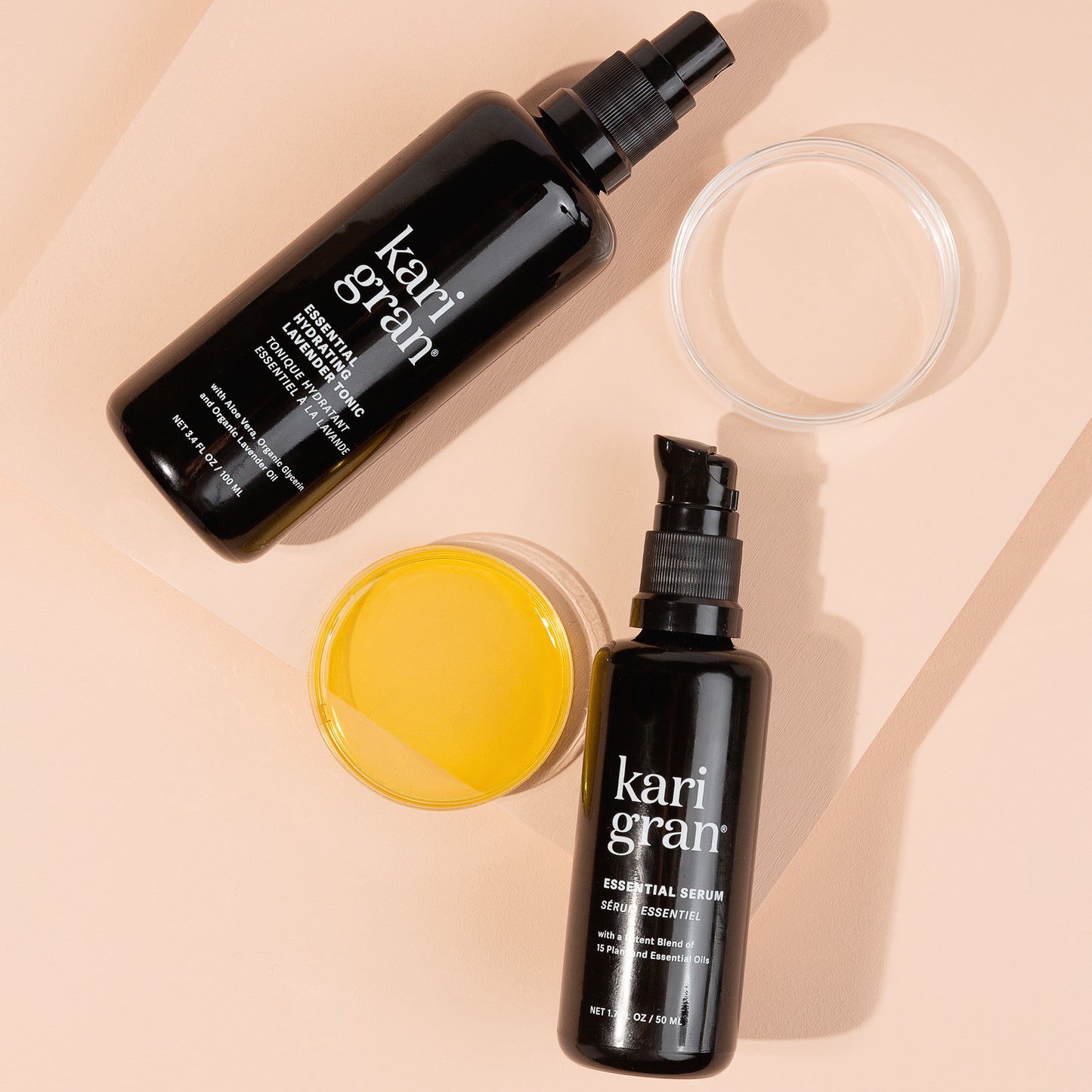 Kari Gran Hydrating Duo textures