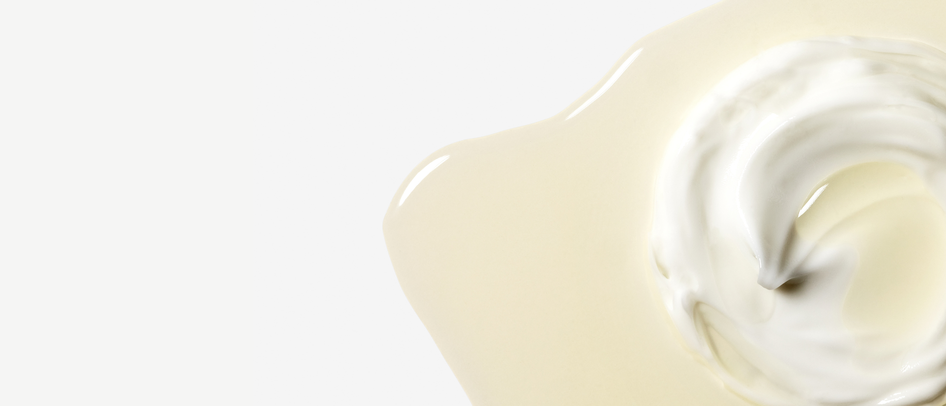 Product goop on white