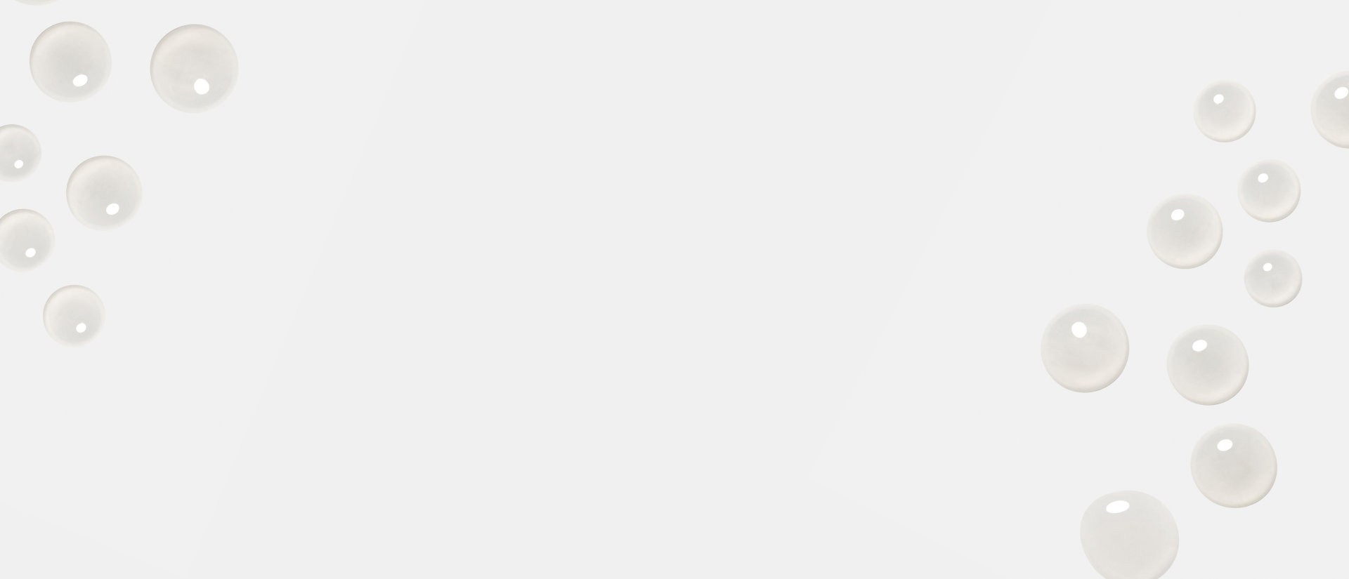 product drops on white