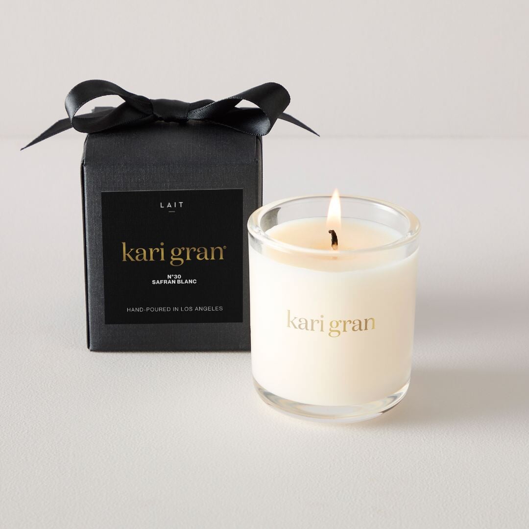 kari gran candle and kari gran candle in box