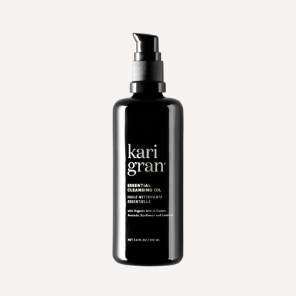 100ml | Black bottle of kari gran cleansing oil on a white background