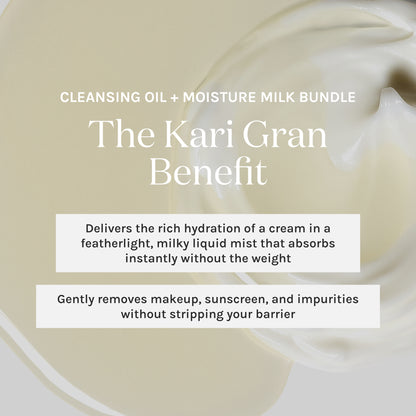 Cleansing Oil + Moisture Milk Bundle