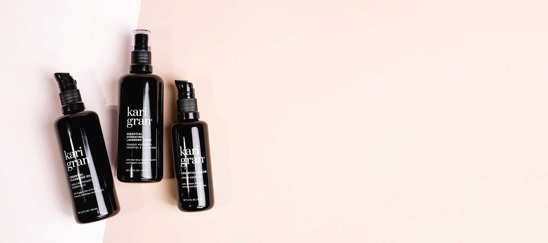 three serum bottles next to each other