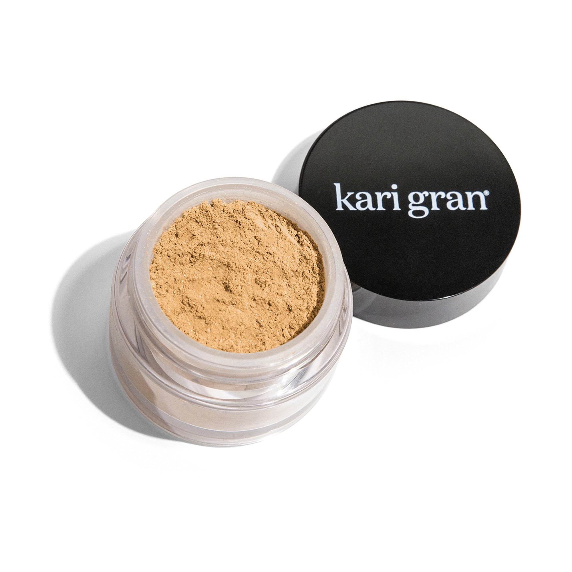 Kari Gran Mineral Powder Foundation with cap on the side
